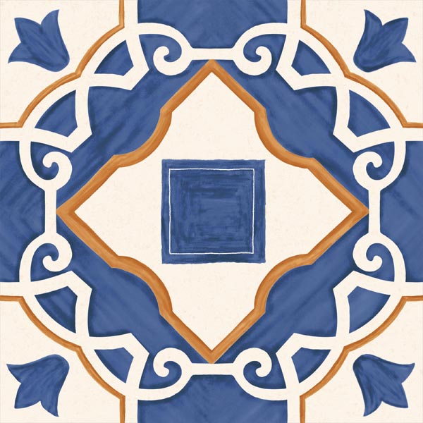 Porcelanato italian days dec 1 mix lux - 20x20