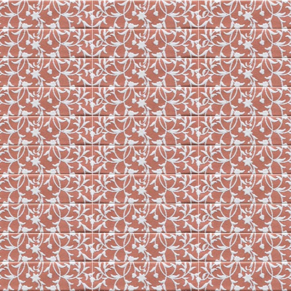 Revestimento Prisma Flora Coral BR - 7x25cm