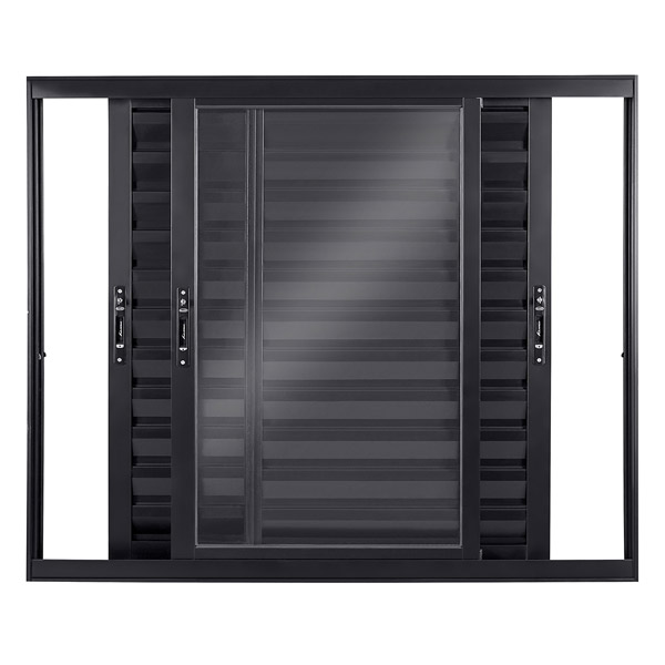 Janela veneziana de correr 3 folhas - Branco