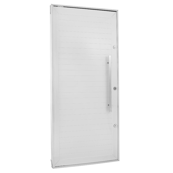 Porta lambril pivotante com puxador - Branco